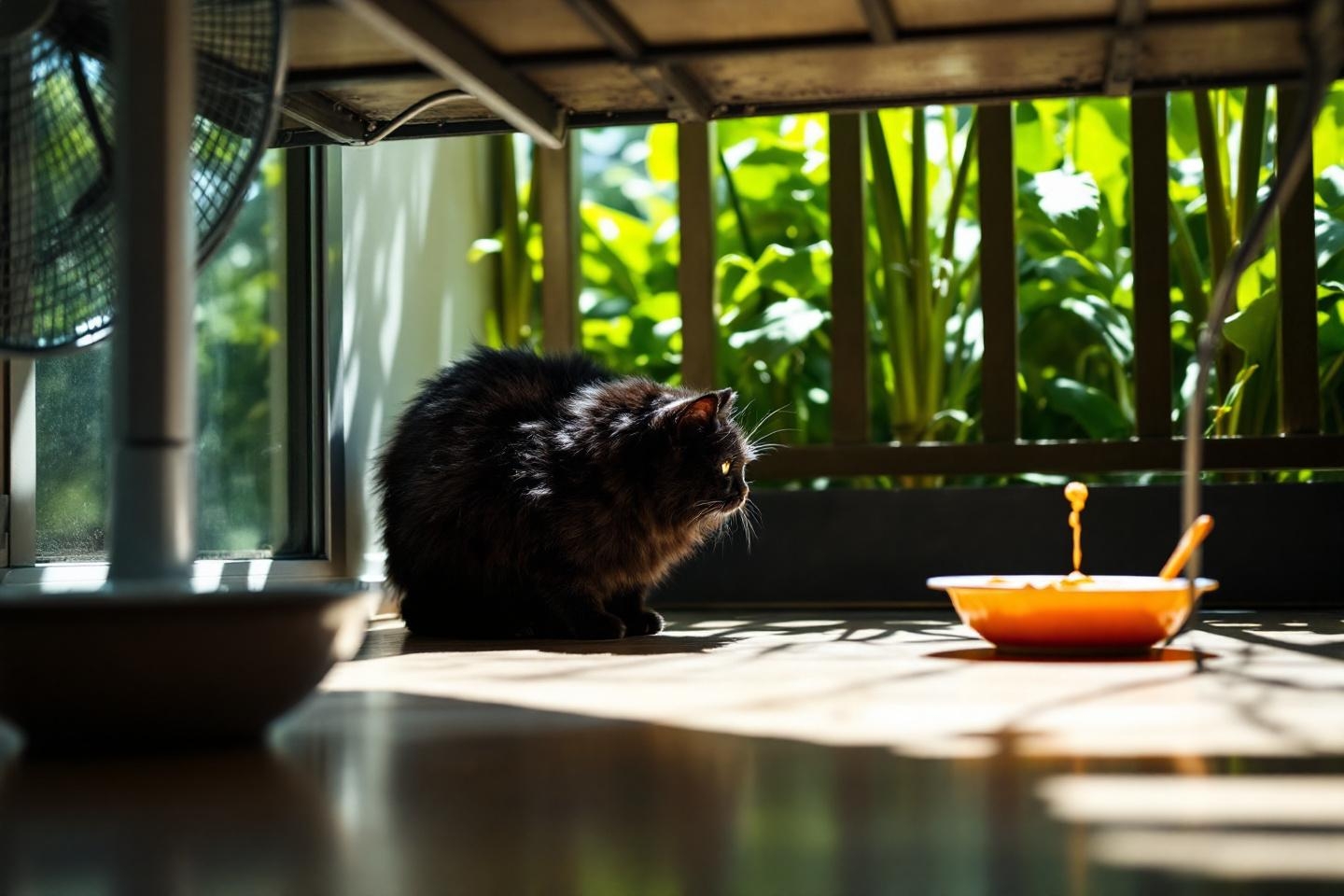 Mon chat mange moins et se cache pendant la canicule : comment repérer un coup de chaud et l’aider à s’en protéger