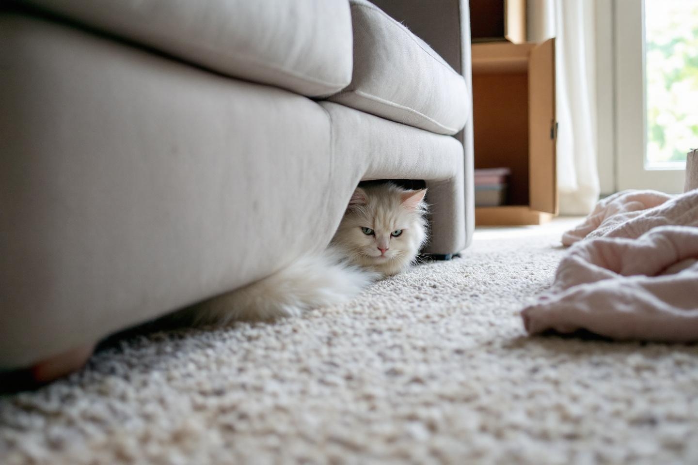 Mon chat change tout le temps de planque : faut-il s’inquiéter ou est-ce normal ?