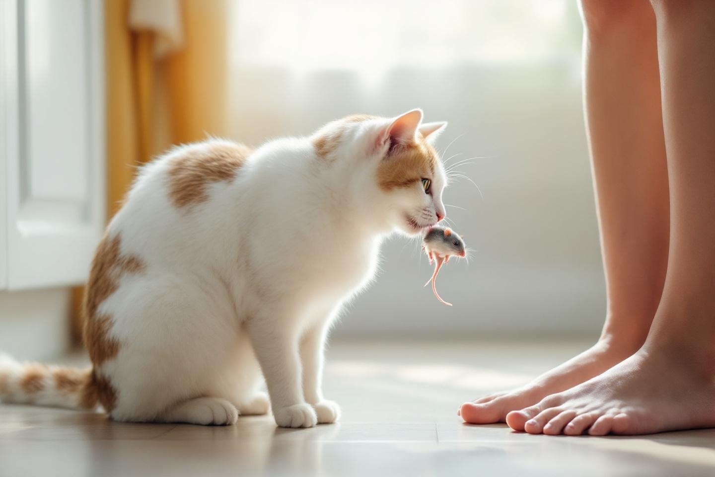 Pourquoi mon chat me ramène-t-il encore une souris ? Les vraies raisons derrière ce comportement et ce qu’il essaie vraiment de me dire