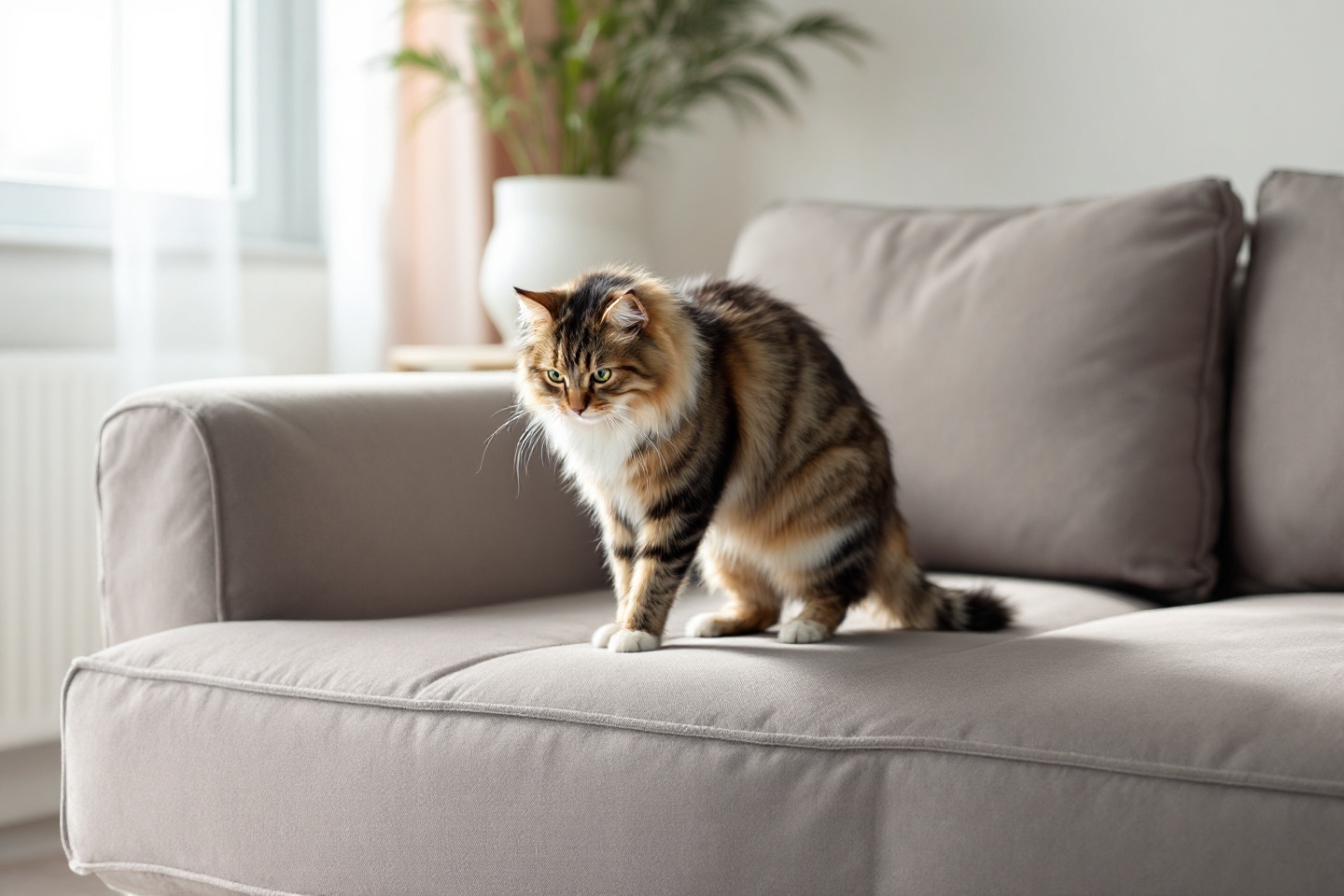Griffures sur le canapé : et si votre chat essayait juste de gérer son stress ?