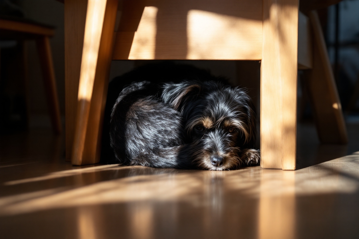 Pourquoi de nombreux chiens choisissent-ils les endroits cachés pour dormir ?