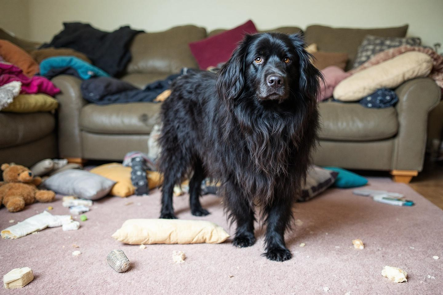 Pourquoi certains chiens ravagent la maison en votre absence ? Les clés pour corriger ce comportement destructeur