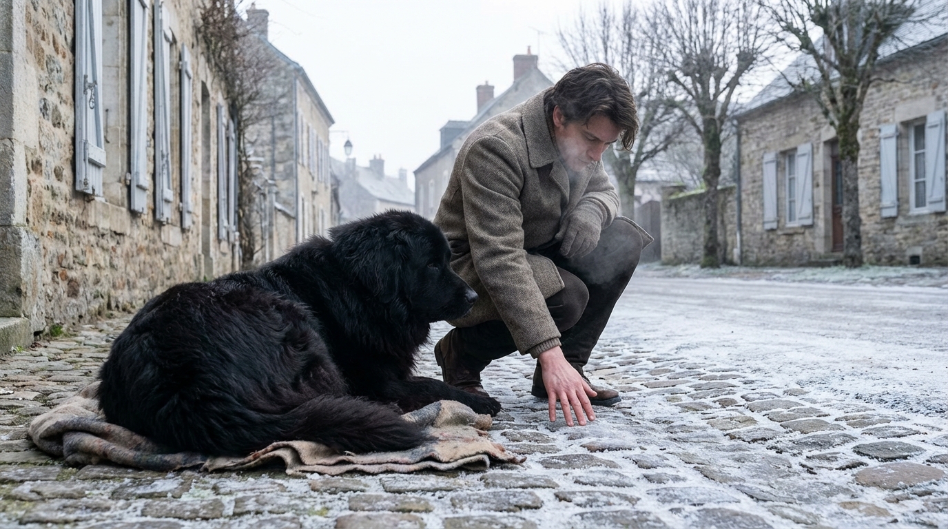 Avant de sortir mon chien par ce froid, je touche toujours le trottoir : voici pourquoi