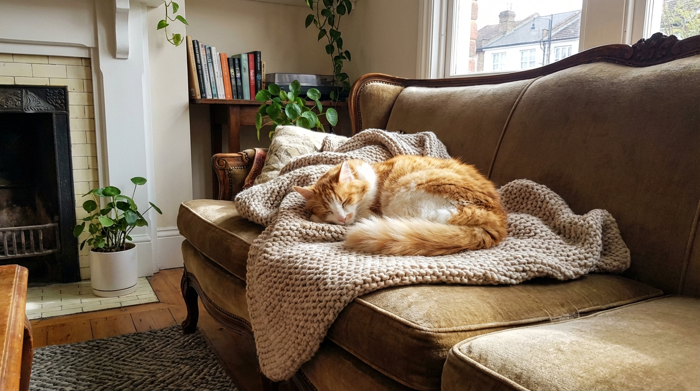 Au-delà de la simple preuve d’amour : les raisons pour lesquelles un chat pétrît avec ses pattes avant
