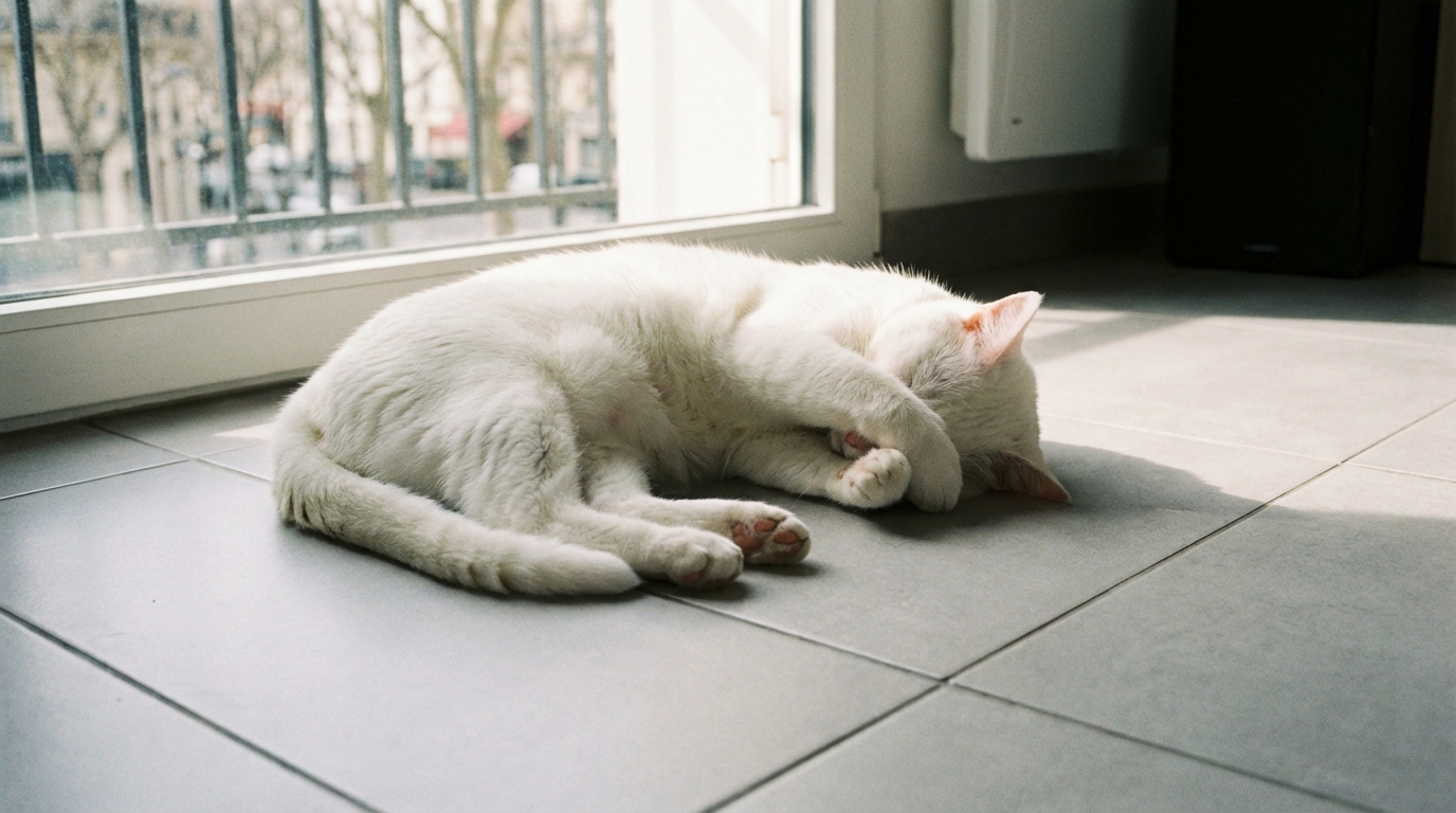 Votre chat cache son visage pour dormir ? Ce geste attendrissant cache une exigence bien précise