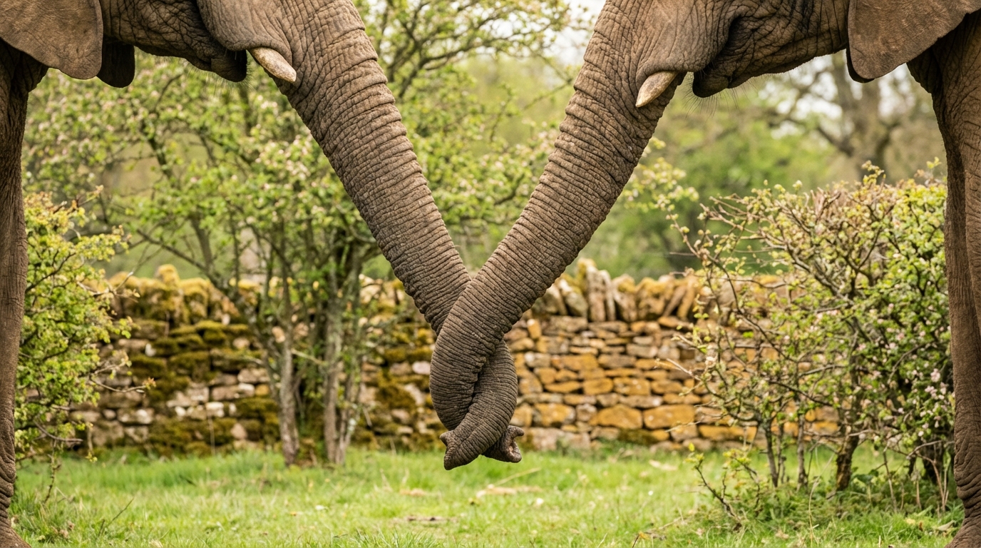 Le mystère des retrouvailles dans la savane : ce que cache vraiment le drôle de manège des éléphants qui se saluent