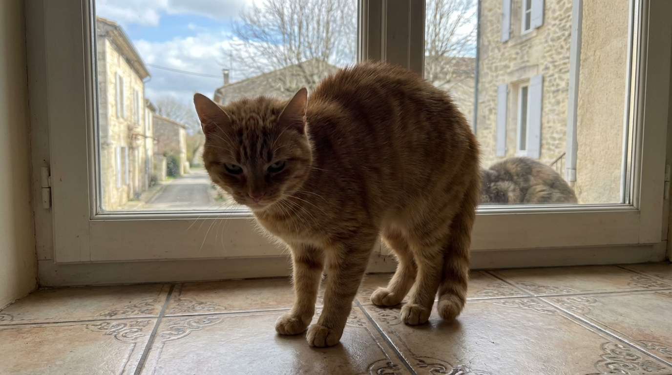 L’imperceptible métamorphose du mois de mars qui dresse soudainement les chats du quartier les uns contre les autres