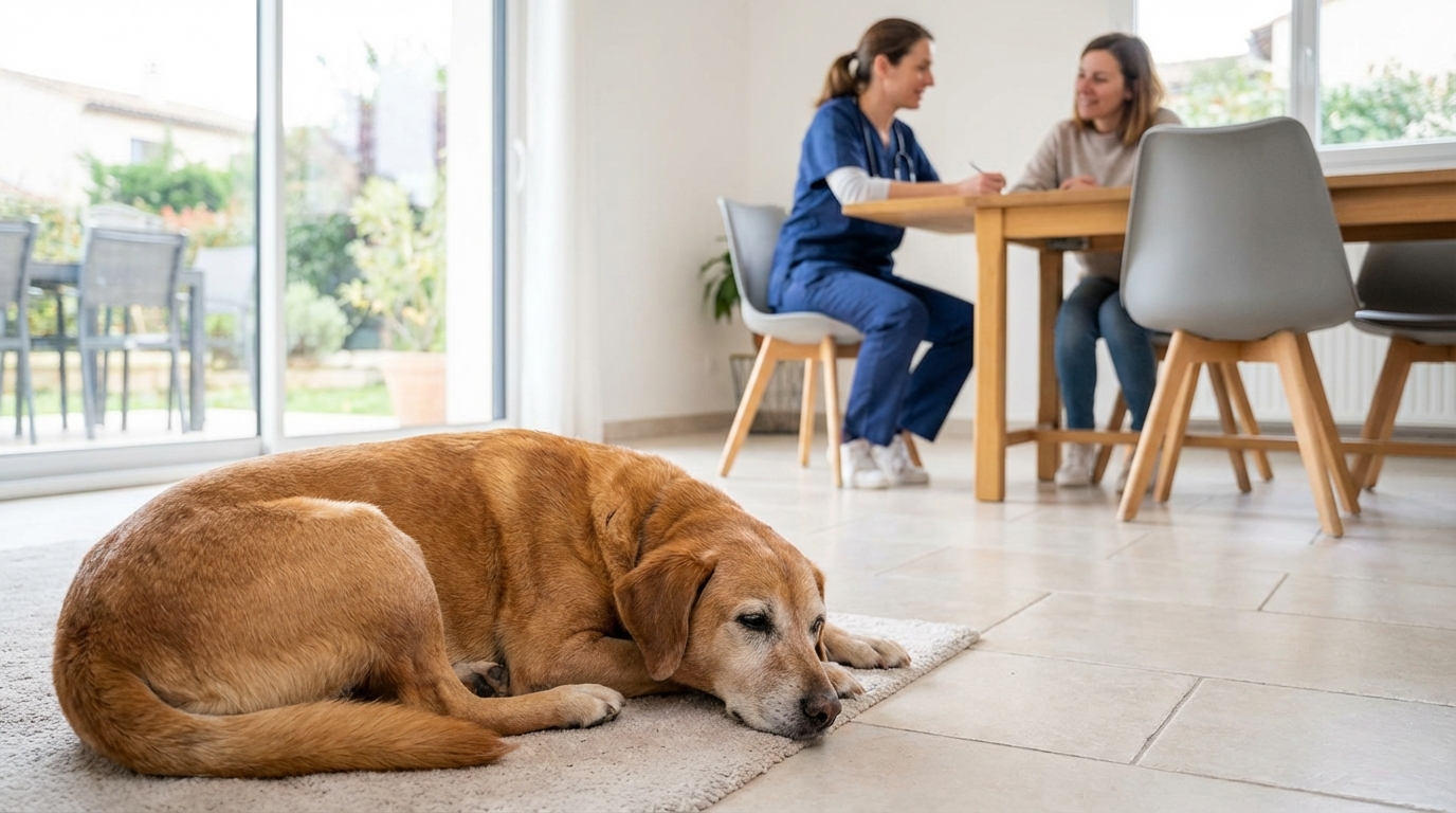 Euthanasie canine : comment se reposer sur l’évaluation vétérinaire pour dissiper l’insupportable doute du bon moment