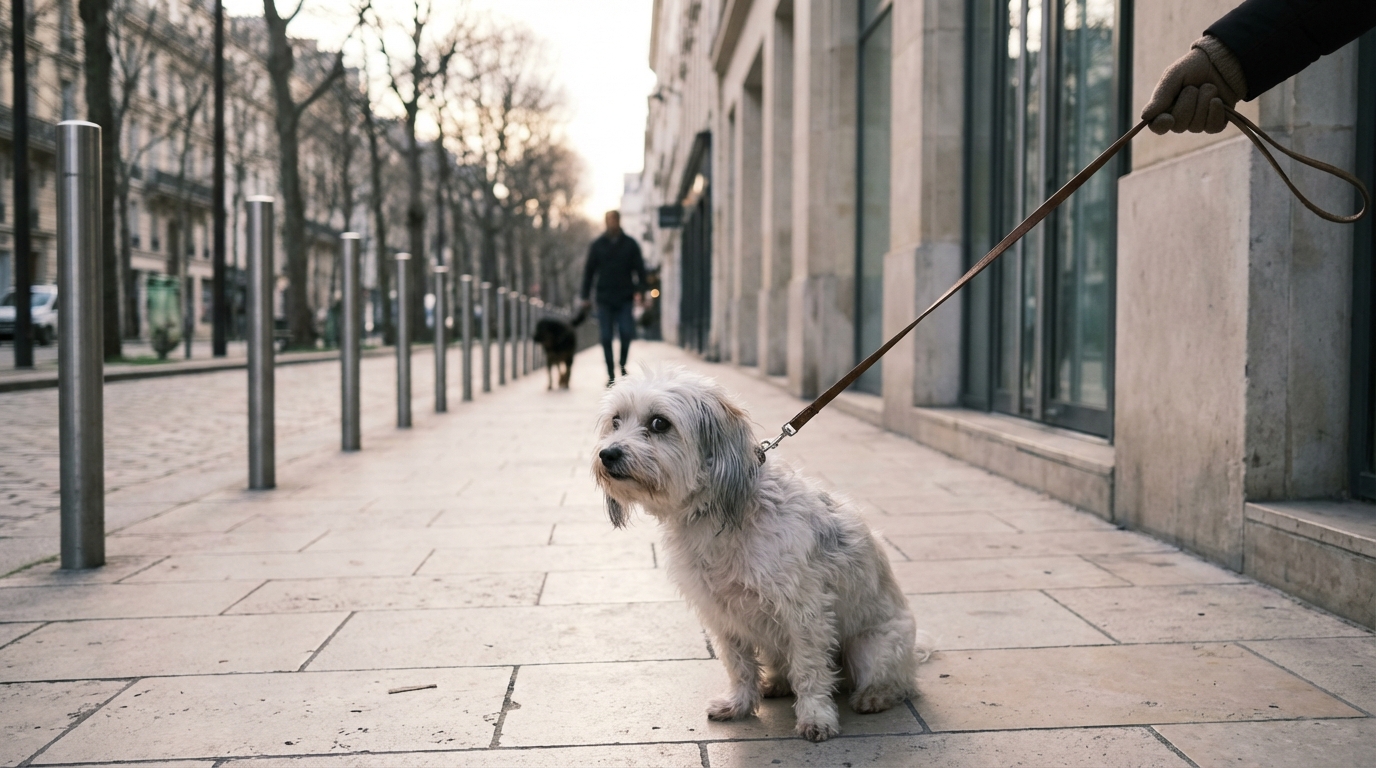 On a tous le réflexe de tendre la laisse à l’approche d’un autre chien sur le trottoir, sans se douter du puissant pic d’angoisse que cette précaution banale déclenche chez le nôtre