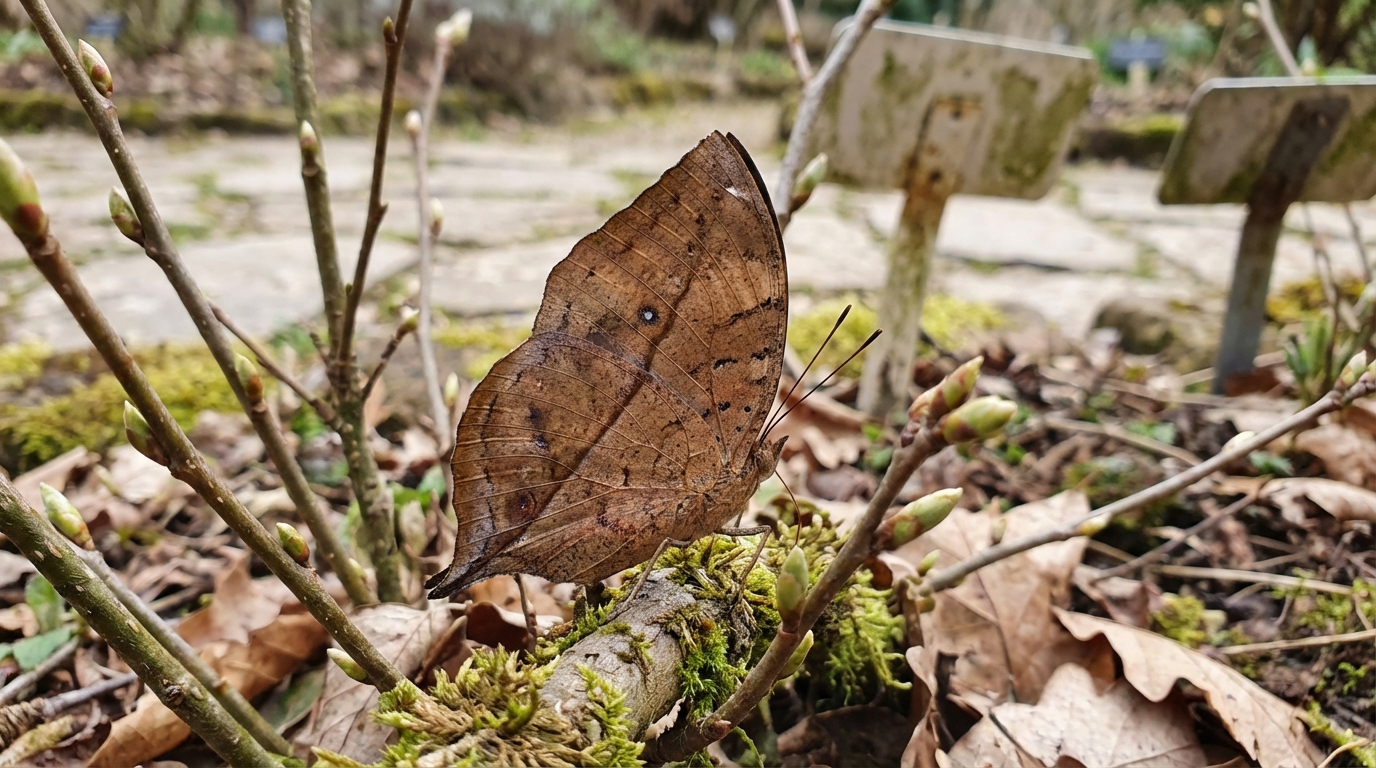 Ce papillon disparaît sous les yeux des prédateurs : comment son camouflage défie la science