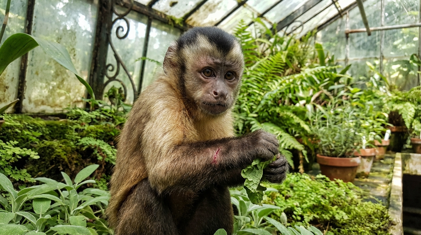 Afin d’éviter qu’une banale blessure ne s’infecte mortellement, ce singe amazonien a mis au point une trousse de secours inattendue
