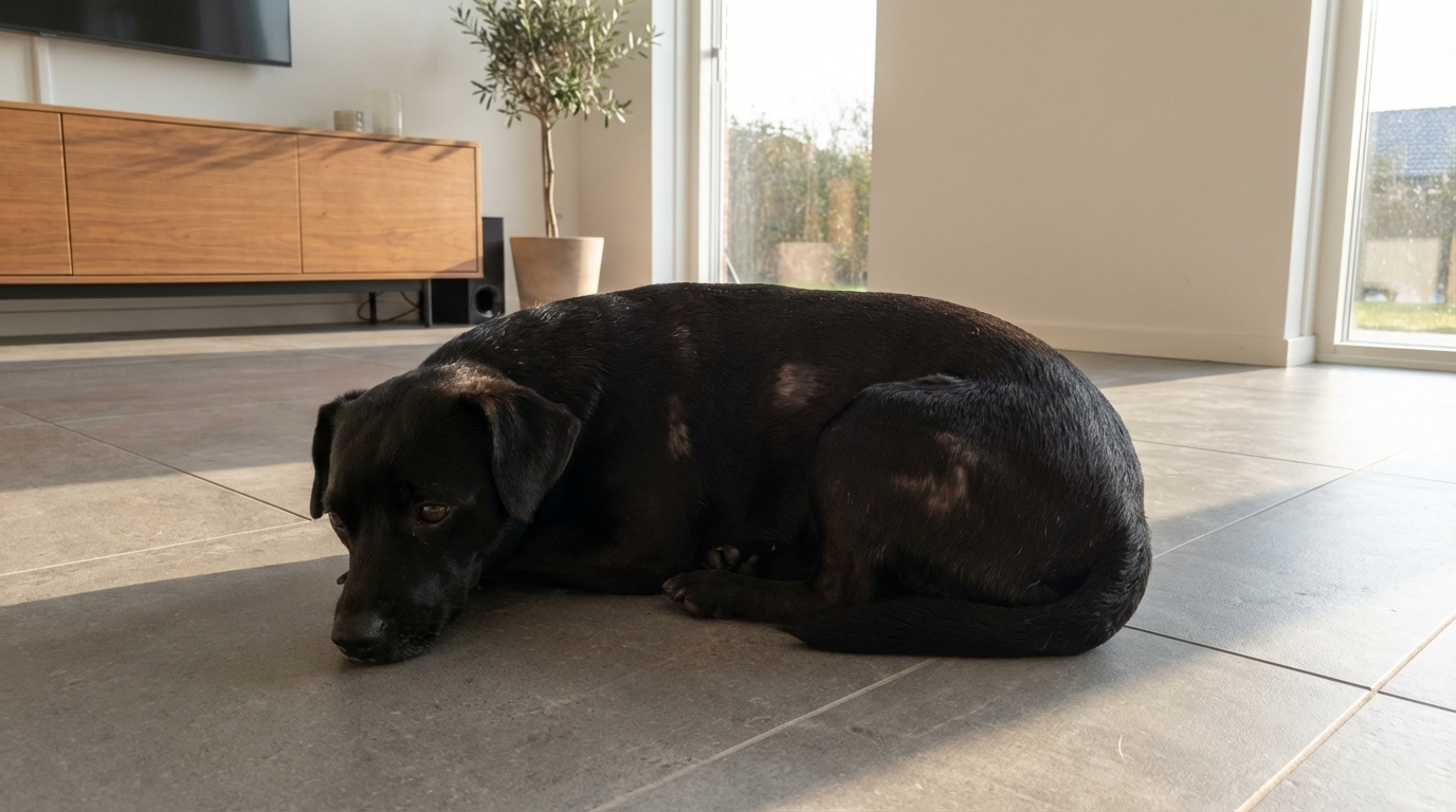 On a vite fait d’imaginer une maladie de peau en découvrant ces plaques nues fin mars, sans se douter que c’est le brusque retour de la lumière qui vient de mettre l’organisme de votre chien sur pause