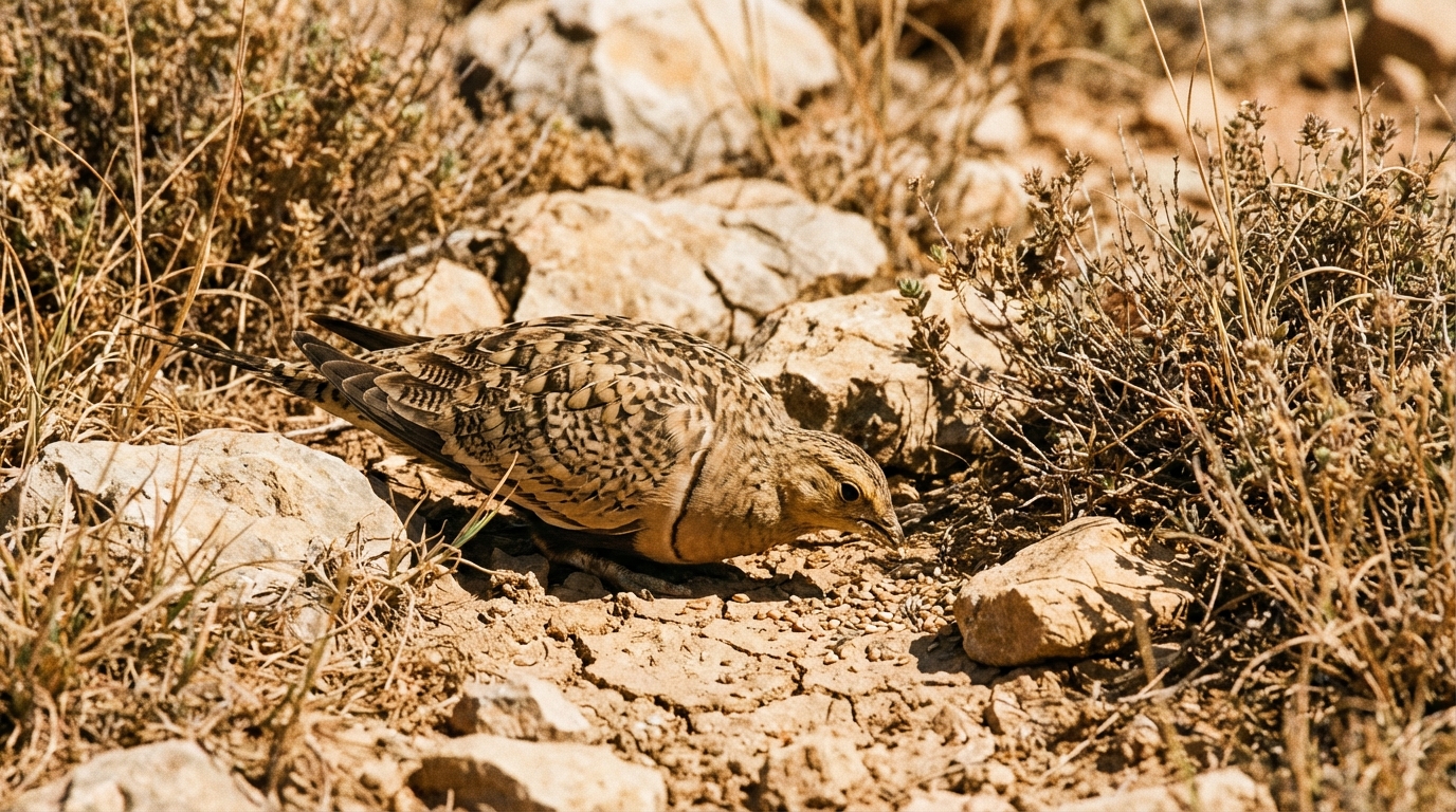 Survivre à des semaines de sécheresse absolue : la ruse fascinante de cet oiseau pour tromper la soif là où tout s’assèche