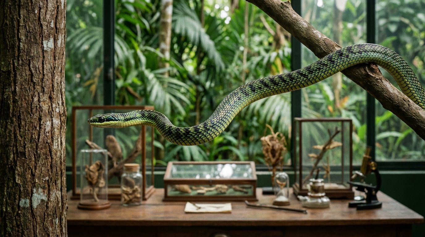 « Ce n’est pas un oiseau, c’est un serpent » : cette espèce méconnue plane d’arbre en arbre et fascine les scientifiques du monde entier