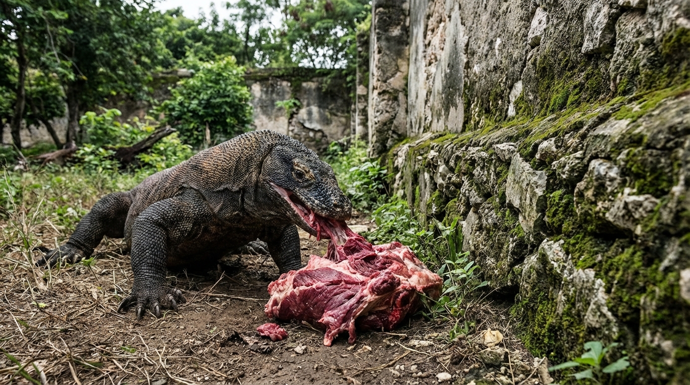 Mythe terrifiant ou danger sous-estimé : voici ce qu’il se passe réellement lorsqu’un varan de Komodo s’en prend à l’homme