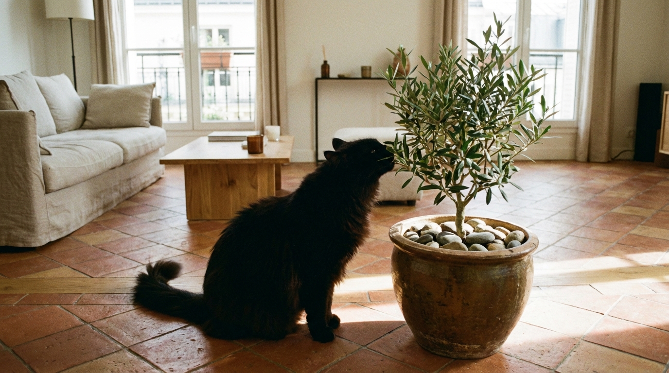 Mon chat fait caca dans les plantes, comment l’en empêcher ?