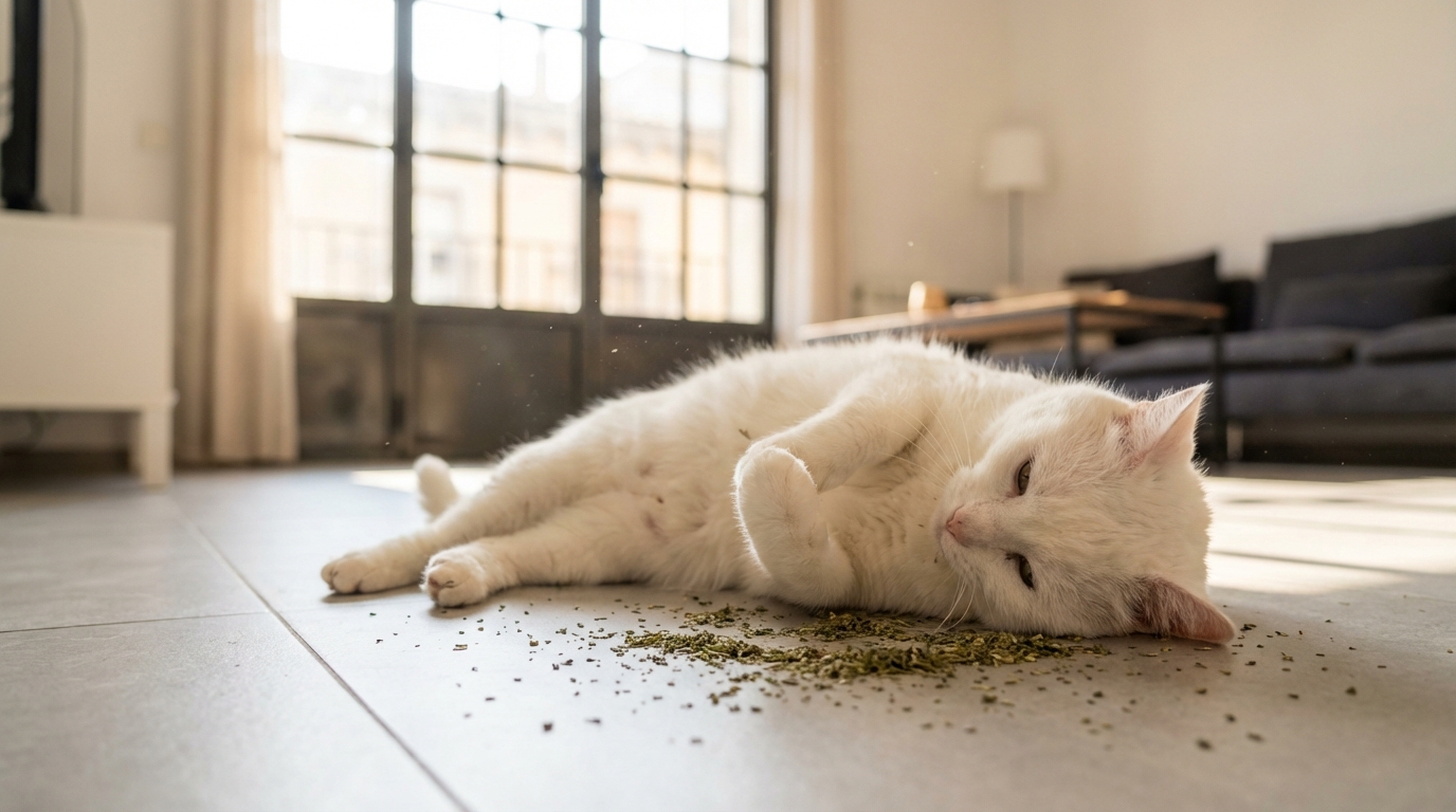 On adore le voir s’enivrer d’herbe à chat : la véritable raison de ne pas transformer ce petit plaisir en habitude quotidienne
