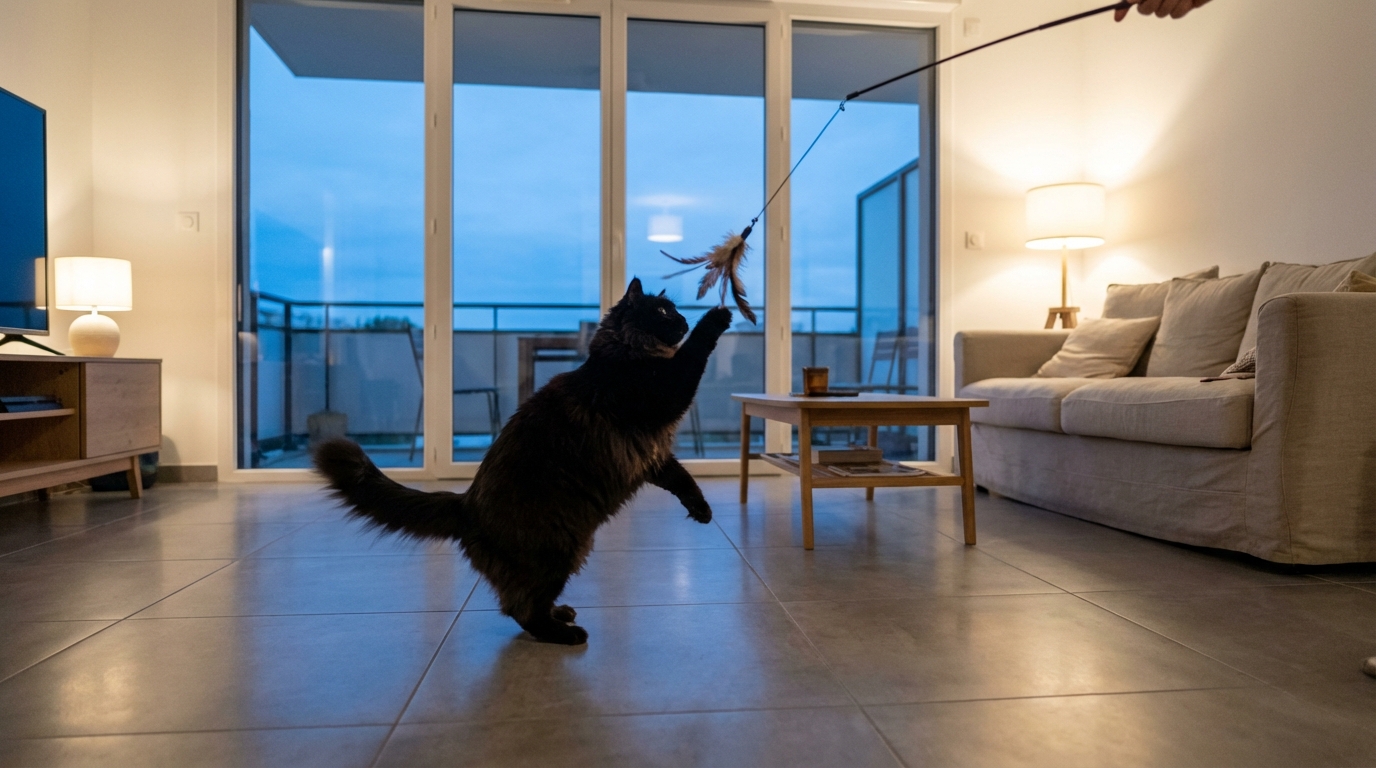 Le mythe du chat naturellement dodu : ce discret rituel de 5 minutes par soir qui aide votre félin à retrouver la ligne