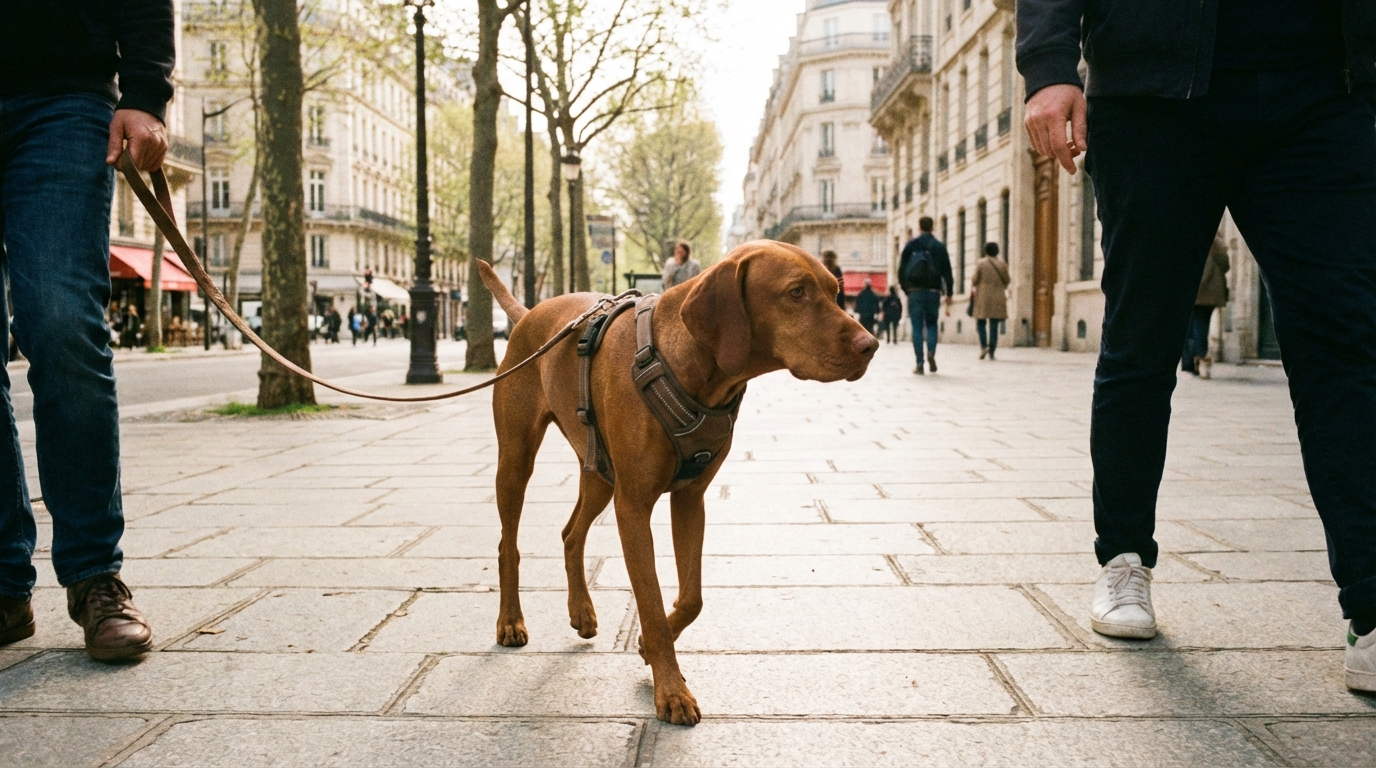 Il a toujours une longueur d’avance sur le trottoir : comment désamorcer le bras de fer de la promenade pour enfin marcher du même pas