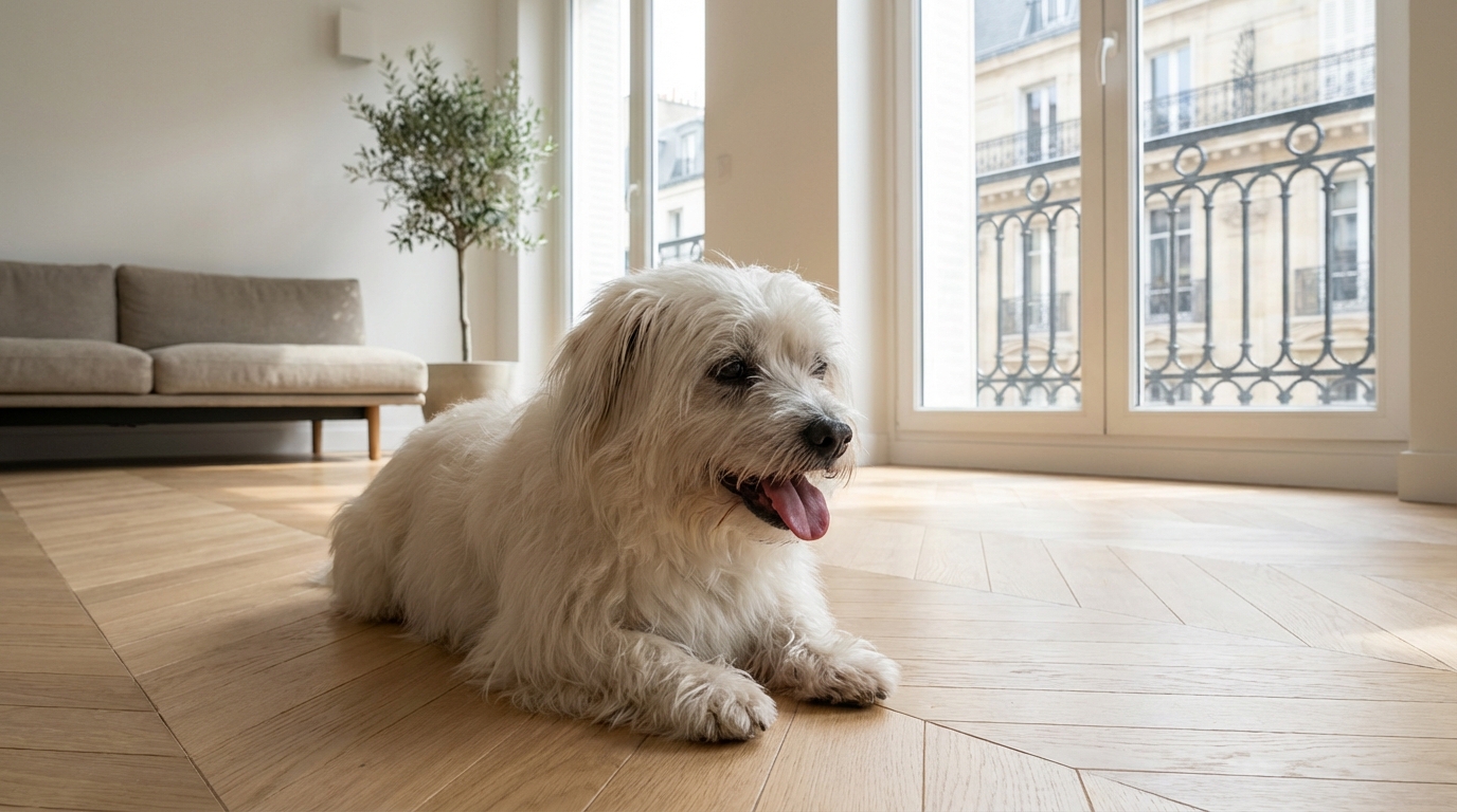 Il n’a pas fait le moindre effort mais son souffle s’emballe : apprendre à décoder ce halètement immobile chez votre chien