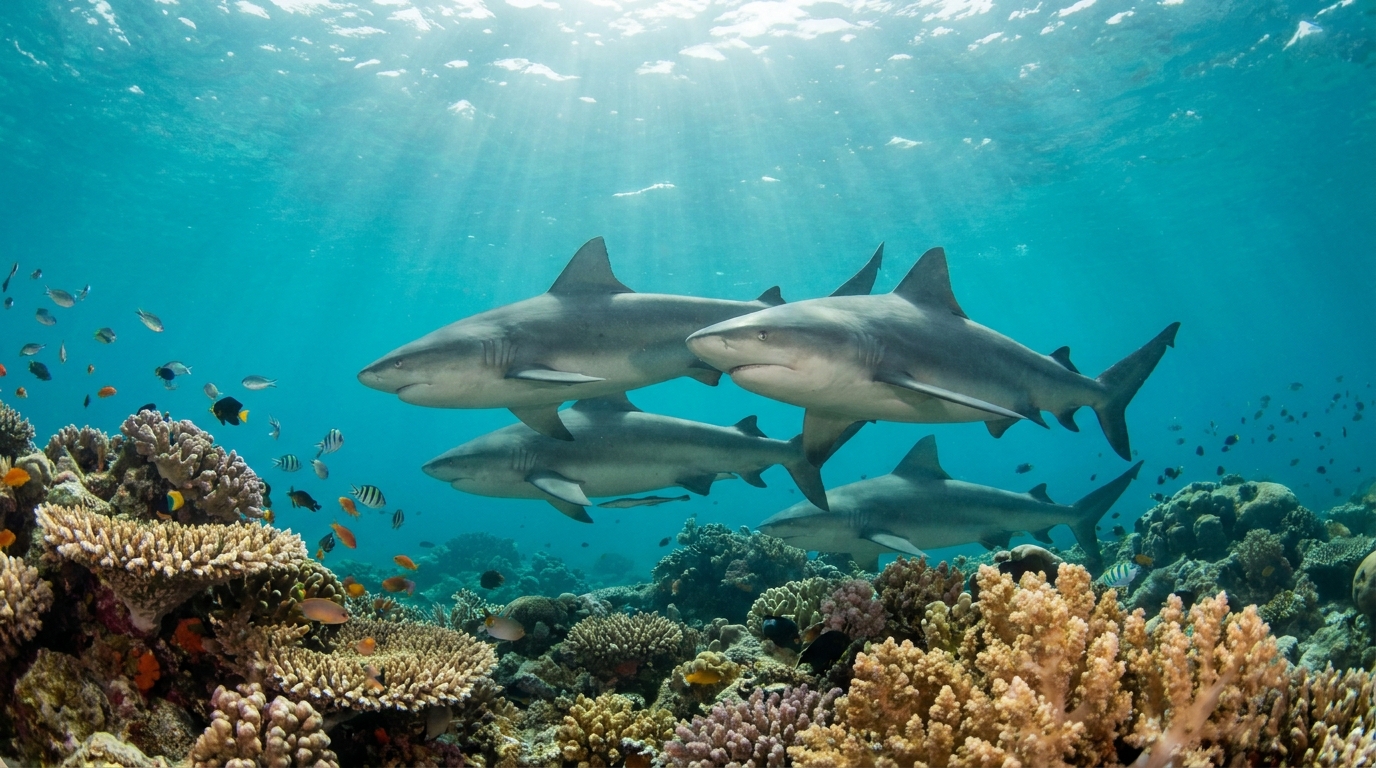 On pensait le requin solitaire : une étude aux Fidji révèle un comportement social que personne ne soupçonnait