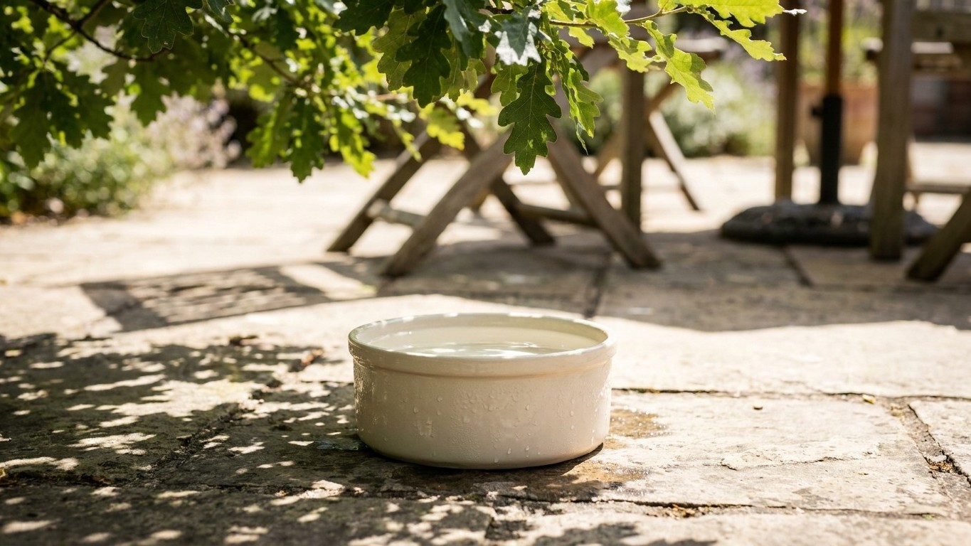 Je laissais toujours une gamelle d’eau dehors pour mon chien en pleine canicule : le jour où le vétérinaire a vu où je la posais, il m’a tout fait recommencer