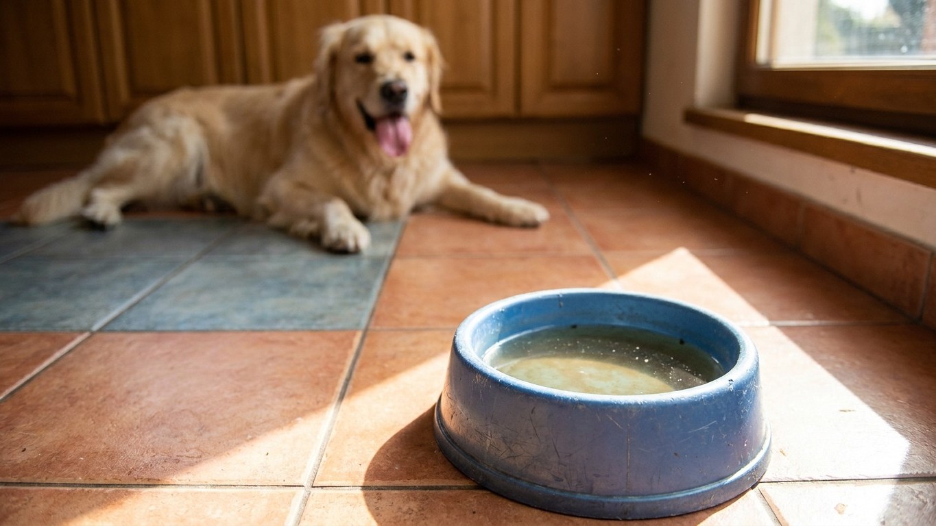 Mon chien refusait de boire en pleine canicule : le jour où le vétérinaire a regardé sa gamelle, j’ai compris ce que je faisais de travers depuis des années
