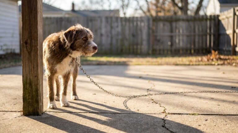Mon chien restait enchaîné dans la cour depuis des années : le soir où il s'est libéré tout seul, j'ai compris ce qu'il es...