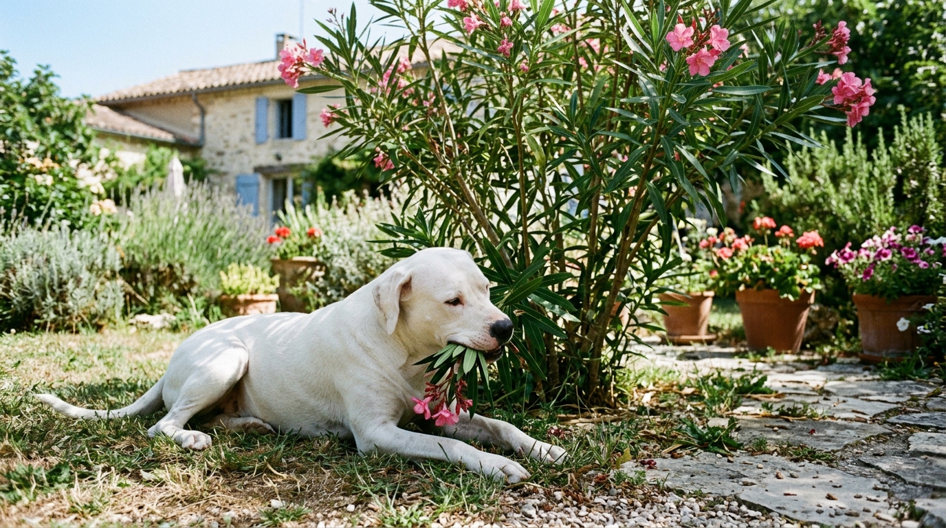 « Il mâchouillait les mêmes feuilles chaque après-midi » : ce détail dans mon jardin aurait pu coûter la vie à mon chien