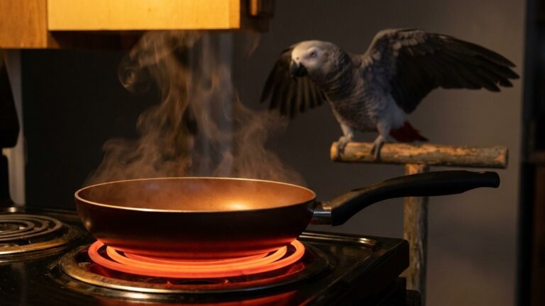 J'ai laissé ma poêle antiadhésive chauffer à vide le temps d'un appel : en revenant dans la cuisine, j'ai compris pourquoi...