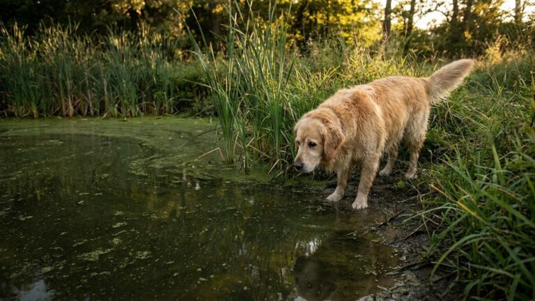 J'ai laissé mon chien boire dans la mare au bout du chemin pendant la balade de juillet : quand le vétérinaire a vu la cou...