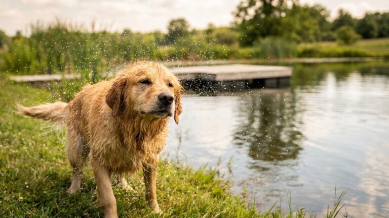 J'ai laissé mon chien se baigner dans l'étang comme chaque été : ce que le vétérinaire m'a expliqué une heure plus tard, j...