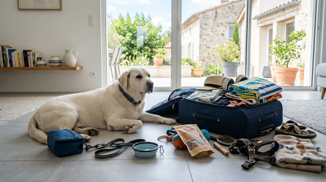 Je pensais avoir tout réservé pour partir avec mon chien : au moment de faire nos valises, j’ai découvert le détail qui aurait pu tout annuler