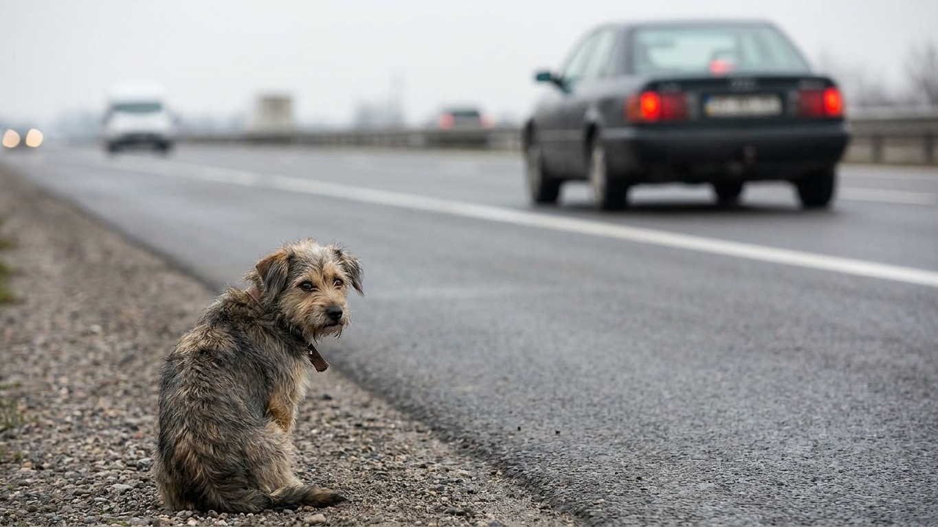 Je pensais qu’abandonner un chien sur une aire d’autoroute n’était qu’une simple amende : un avocat m’a expliqué ce que la loi prévoit vraiment depuis 2021
