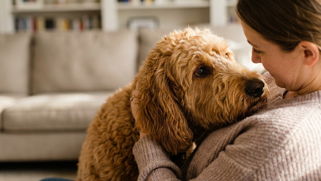 Je pleurais mon chien disparu sans faire de bruit : ce que mon Goldendoodle a fait avant même ma première larme, je ne l'o...