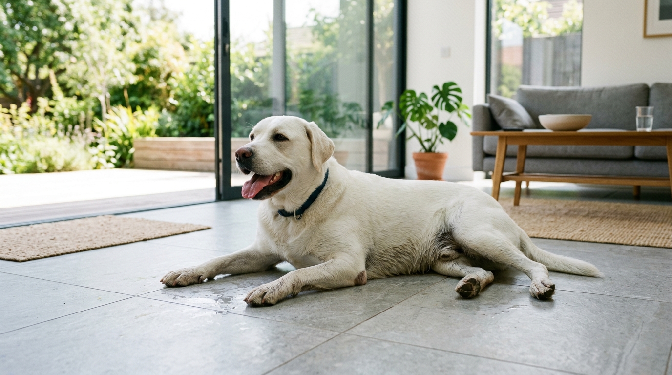 Mon chien haletait malgré la douche fraîche : le vétérinaire m’a montré pourquoi mon geste ne le soulageait pas du tout