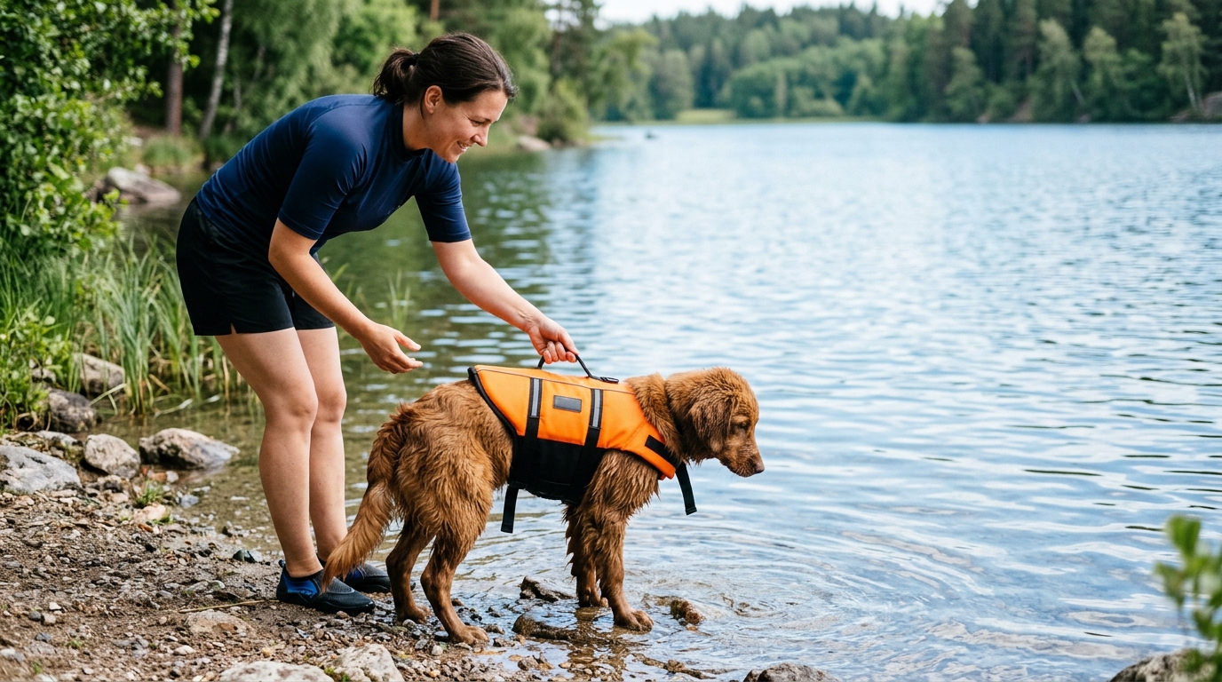 Mon chien restait figé au bord du lac chaque été : une éducatrice canine m’a montré ce qu’il fallait faire avant même d’entrer dans l’eau