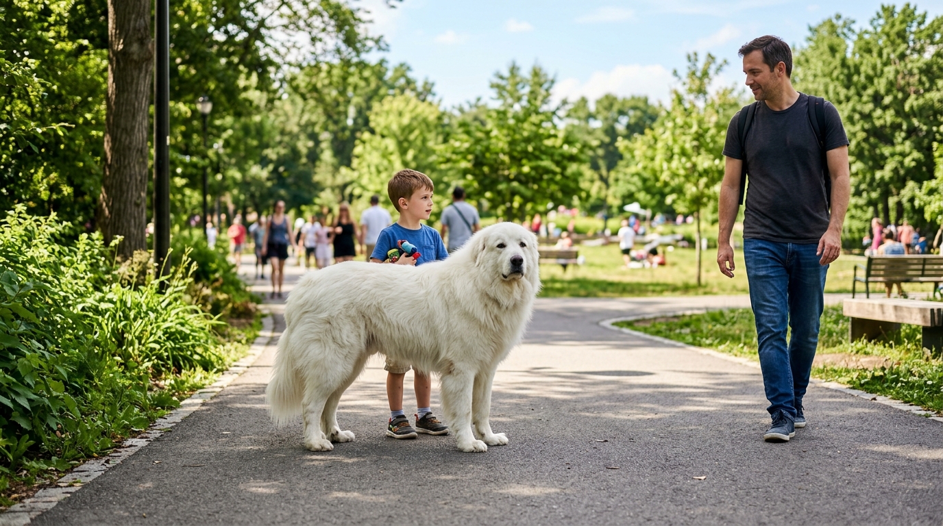 Mon chien se plaçait toujours entre mon fils et les inconnus au parc et ce n’est pas juste de l’affection