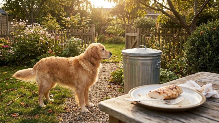 Mon père ramassait toujours chaque pique à brochette avant de laisser le chien approcher du barbecue : j'ai souri pendant ...
