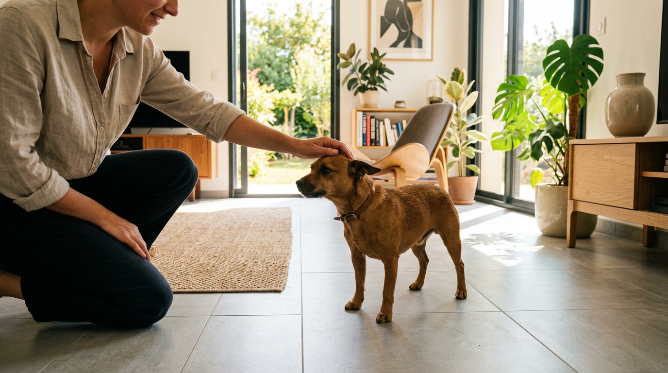 Votre chien détourne la tête quand vous le caressez et vous trouvez ça anodin : les éducateurs canins y voient un tout autre message