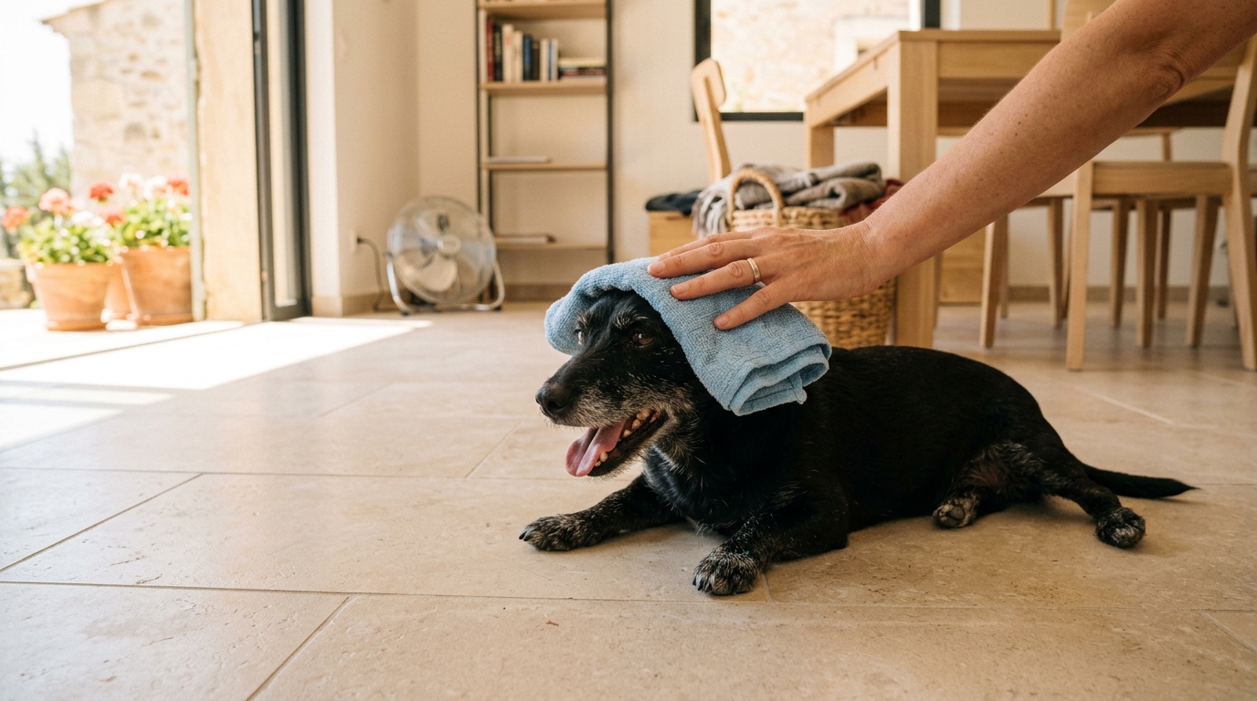 Vous rafraîchissez votre chien à cet endroit en pleine canicule : ce n’est pas un bon geste, c’est une erreur que les vétérinaires voient partout