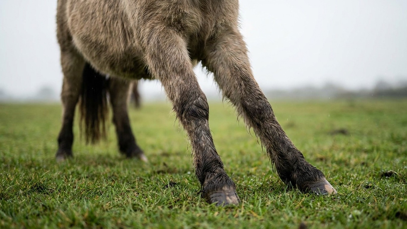 J’ai laissé mon poney au pré toute la journée après les pluies d’août juste parce que l’herbe repoussait enfin : trois semaines plus tard, sa façon de poser les antérieurs m’a fait appeler en urgence