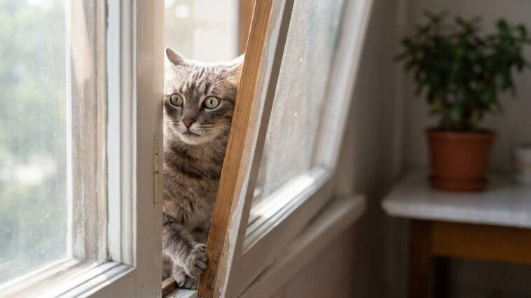 « J'ai trouvé mon chat coincé dans l'ouverture en V de la fenêtre » : au téléphone, le vétérinaire m'a interdit de le tire...