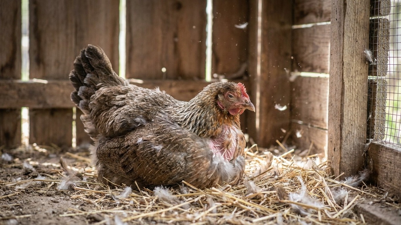J'ai vu mes poules perdre leurs plumes et arrêter de pondre en fin d'été juste après les grosses chaleurs : j'avais déjà c...