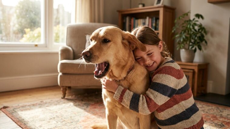 Mon chien bâillait chaque fois que ma fille le serrait dans ses bras : ce n'était pas de la fatigue