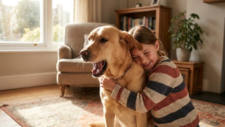 Mon chien bâillait chaque fois que ma fille le serrait dans ses bras : ce n'était pas de la fatigue