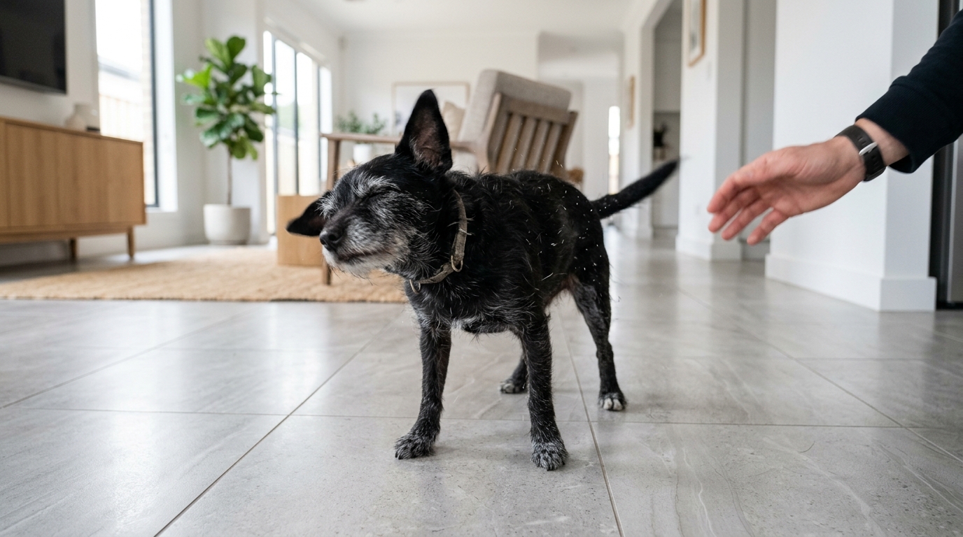 Mon chien s’ébroue chaque fois qu’un inconnu le caresse : ce qu’un éducateur canin m’a fait remarquer ce jour-là