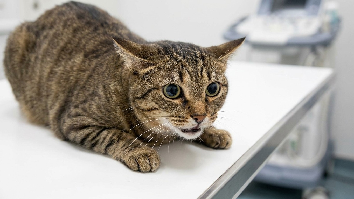 Si votre chat se met à ronronner dès qu’il arrive chez le vétérinaire, ce n’est pas qu’il est rassuré : c’est ce que son corps déclenche tout seul