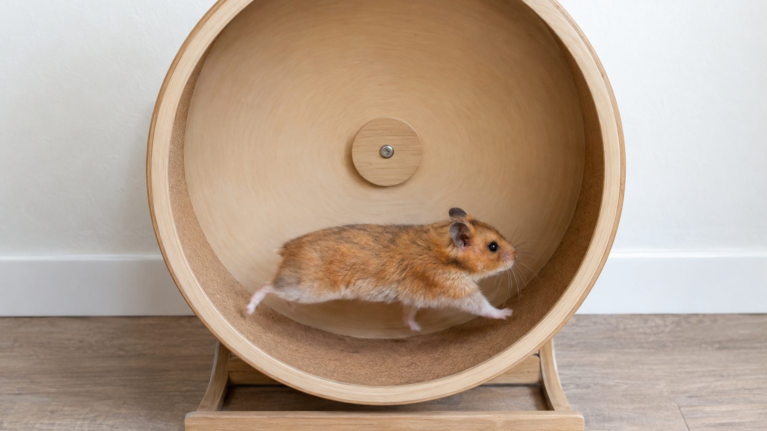 J’ai acheté une roue en animalerie pour que mon hamster syrien se dépense la nuit : le vétérinaire l’a regardé courir deux minutes et m’a demandé de la sortir de la cage le soir même