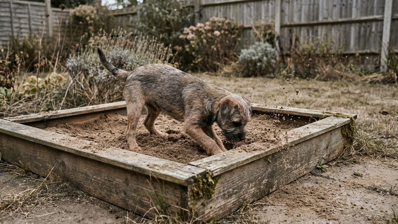 J'ai laissé mon chiot creuser dans le bac à sable du jardin tout l'été : le médecin m'a demandé quand il avait été vermifu...